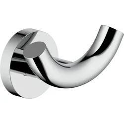 Bravat Varuna Doppelhaken 764010 chrom, zum Kleben/Schrauben