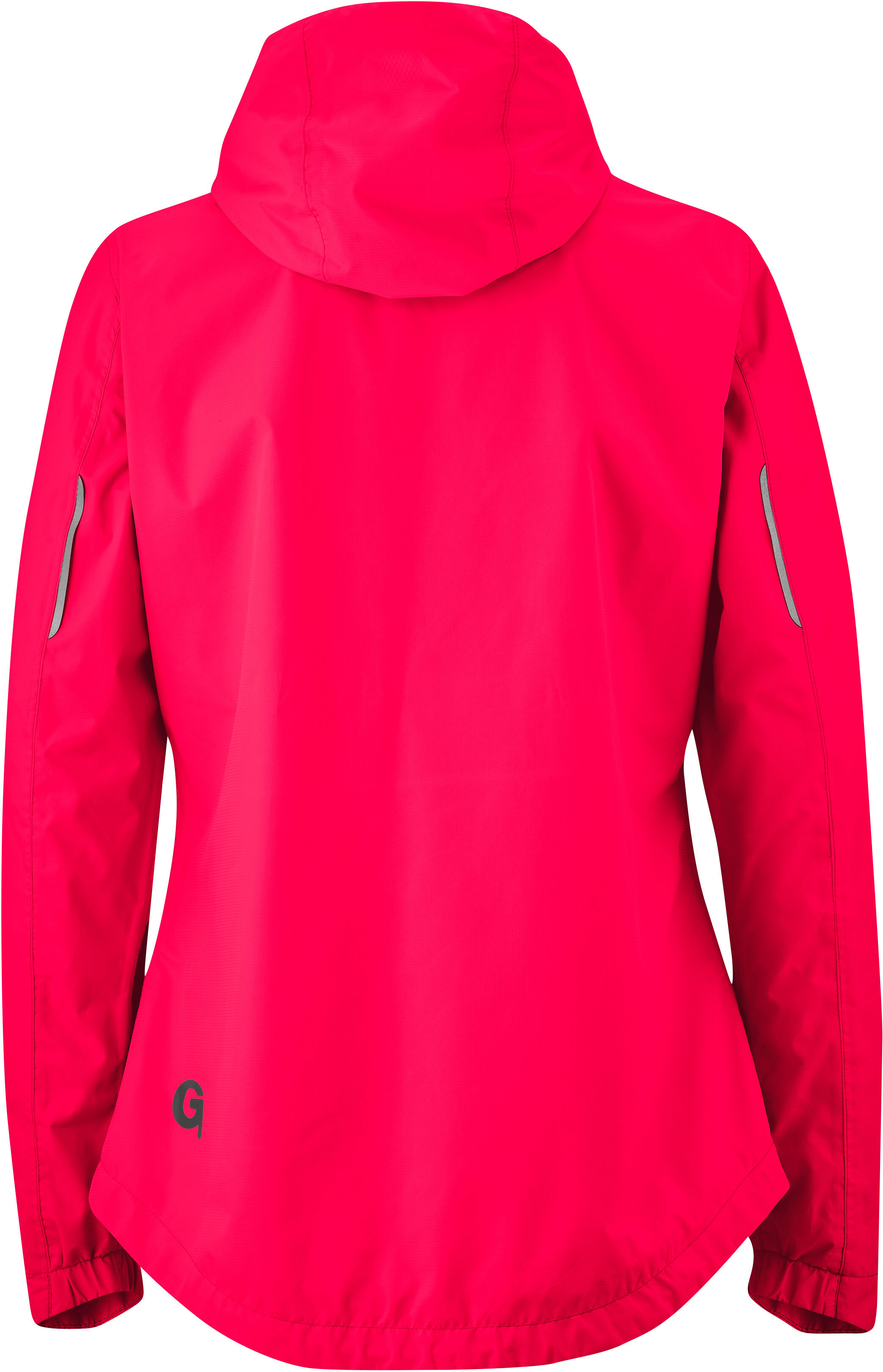 Fahrradjacke GONSO "Sura Light", Damen, Gr. 44, pink, 100% Polyester, Jacken Fahrradjacke, Damen Regenjacke wind- und wasserdicht, Radjacke mit Kapuze pink 44