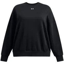 UNDER ARMOUR Rival Fleece Oversized Pullover Damen 001 - black/white 1X