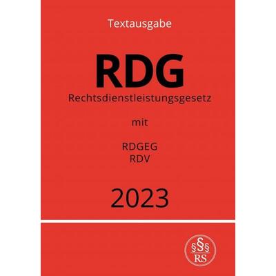 Rechtsdienstleistungsgesetz - RDG 2023, Taschenbuch von Ronny Studier, Epubli, 978-3-7575-2914-7