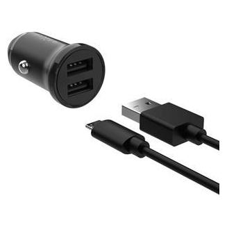 Fixed Ladegerät 2xUSB, USB/micro USB Kabel, 1m, 15W (FIXCC15N-2UM-BK)