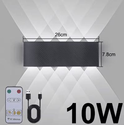 Inspire Picks Magnetic Rechargeable LED Wall Light Wireless Bedside Spotlight With Remote Control & No Drill Installation b3