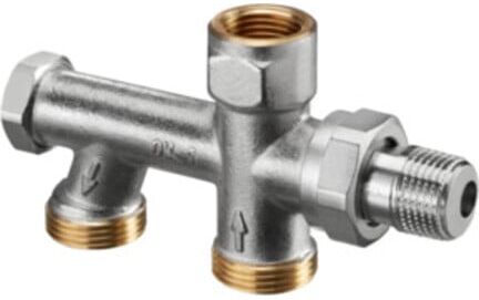 Raccord monotube OV Uno G 3/4 AG avec raccord isolant MS ; Oventrop (1013161)
