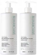 Nuhanciam Lait Corps Hydratant Éclaircissant Anti-Taches Double Pack 2 x 500 ml - Lot 2 x 500 ml