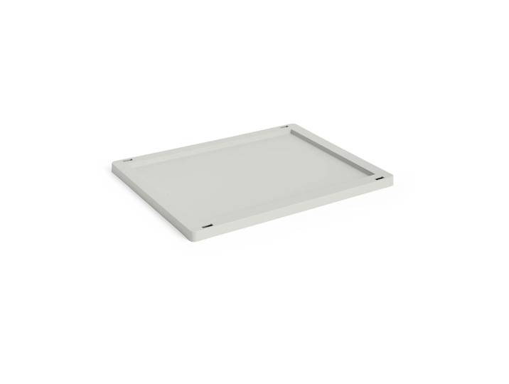 HAY Colour Crate lock plastic medium Grey