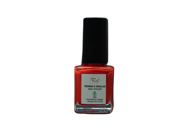Born To Bio Natural Nail Polish 7.5 ml N4 Bright Red