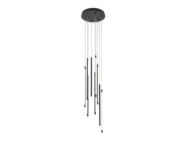 Bâtons modernes noirs LED 46W lampe suspendue Maytoni