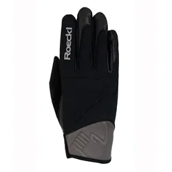 Roeckl WIEN schwarz/grau Winter Reithandschuhe, Roe17_Gr.: 9.5