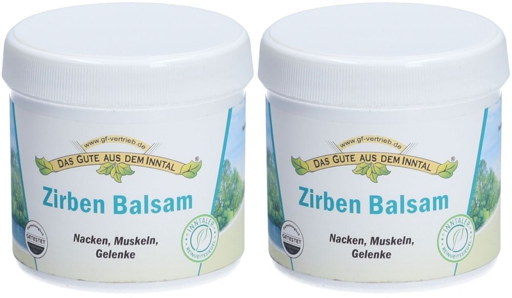 Inntaler Zirben Balsam im Tiegel 2x 2x200 ml