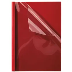 OTTO Office Thermobindemappen bis 30 Blatt Leinenstruktur rot, 21.15x29.7 cm