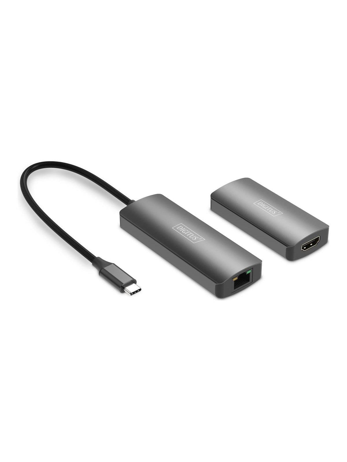DIGITUS - transmitter and receiver - video/audio/USB extender - HDMI USB-C