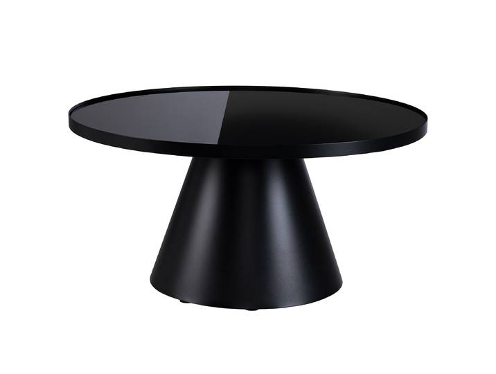 Couchtisch Boehmer Ø 80cm Schwarz/Schwarz