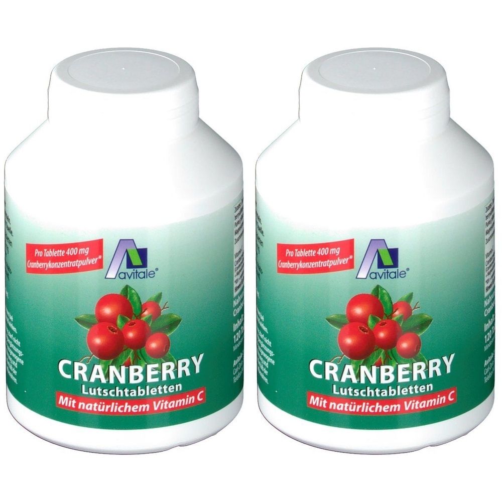 Cranberry Lutschtabletten 2x 2x120 St