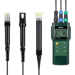Extech Wasserqualitätsmessgerät pH-Wert, Salinität, Salzgehalt, Leitfähigkeit, Gelöste Teilchen (TDS), Temperatur, Sauerstoff EC700