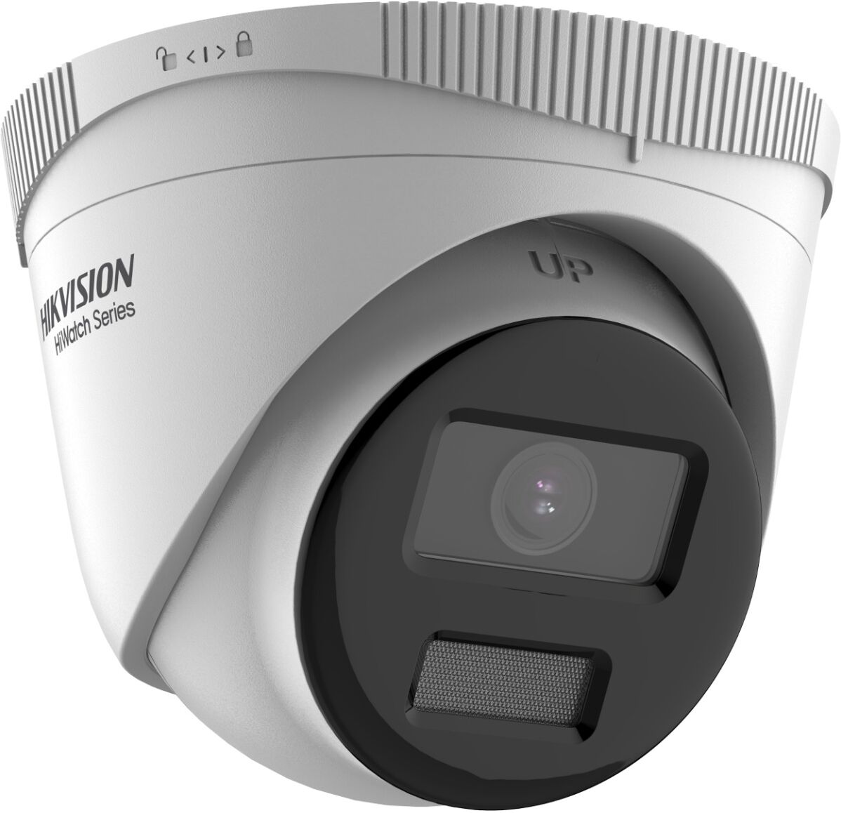 Hikvision Hiwatch Telecamera Ip Turret Colorvu 2mp Poe Luce Bianca 30 M Ip67 Hwi-T229ha