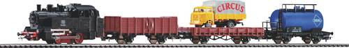 Piko H0 57113 H0 Start-Set mit Bettung Güterzug