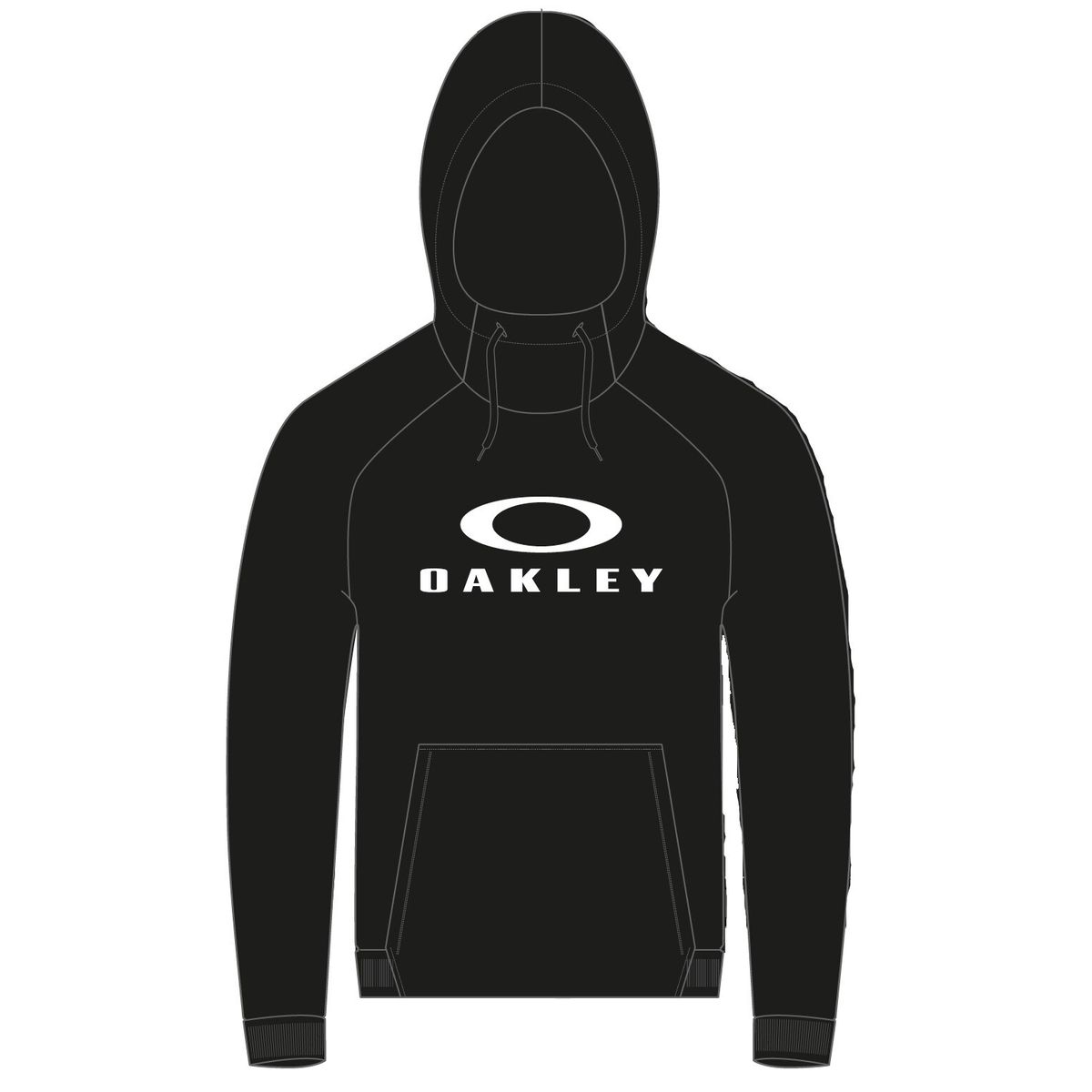 Oakley Bark DWR Fleece Hoody blackout (02E) M FOA406919-02E-M