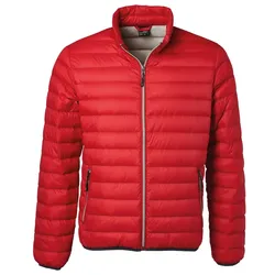 Daunenjacke "JN1140" - S - red/silver