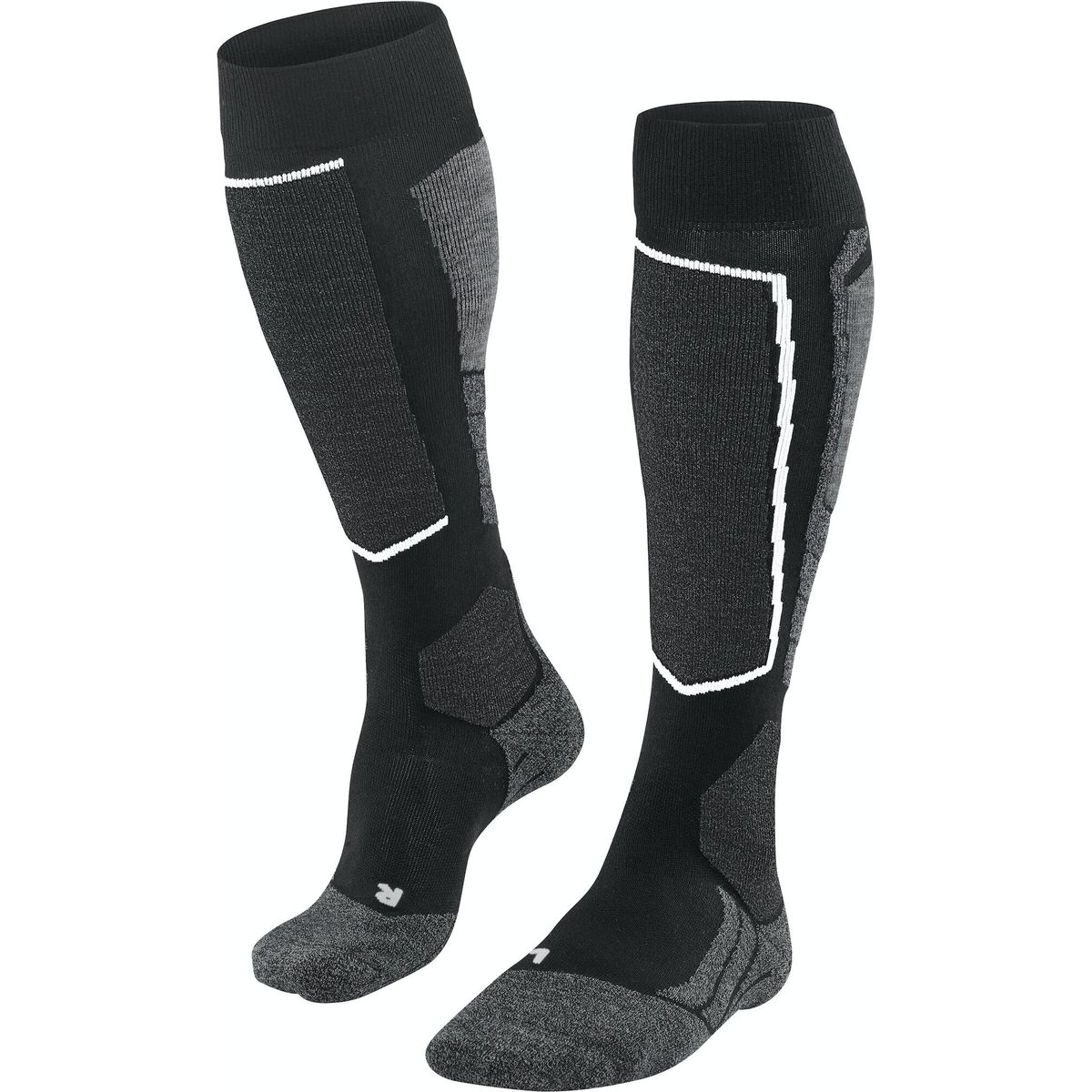Falke SK2 Intermediate Vegan Herren Skiing Kniestrümpfe black-mix (3010) 42-43 16289-3010-42-43