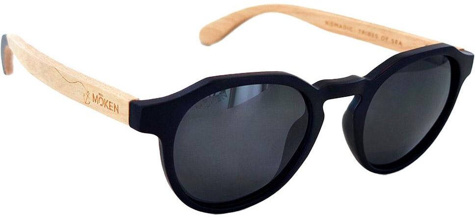 Moken Vision  - Green Wood Black Wood Grey Polarized - Lunettes de soleil