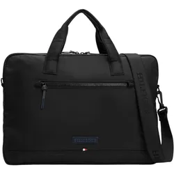 Tommy Hilfiger Borsa per Computer Monotype (15.60"), Notebooktasche, Schwarz
