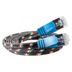 SLIM ST6 3 BL - Cat.6 SLIM-Tough-Kabel, F/FTP, 3 m, blau