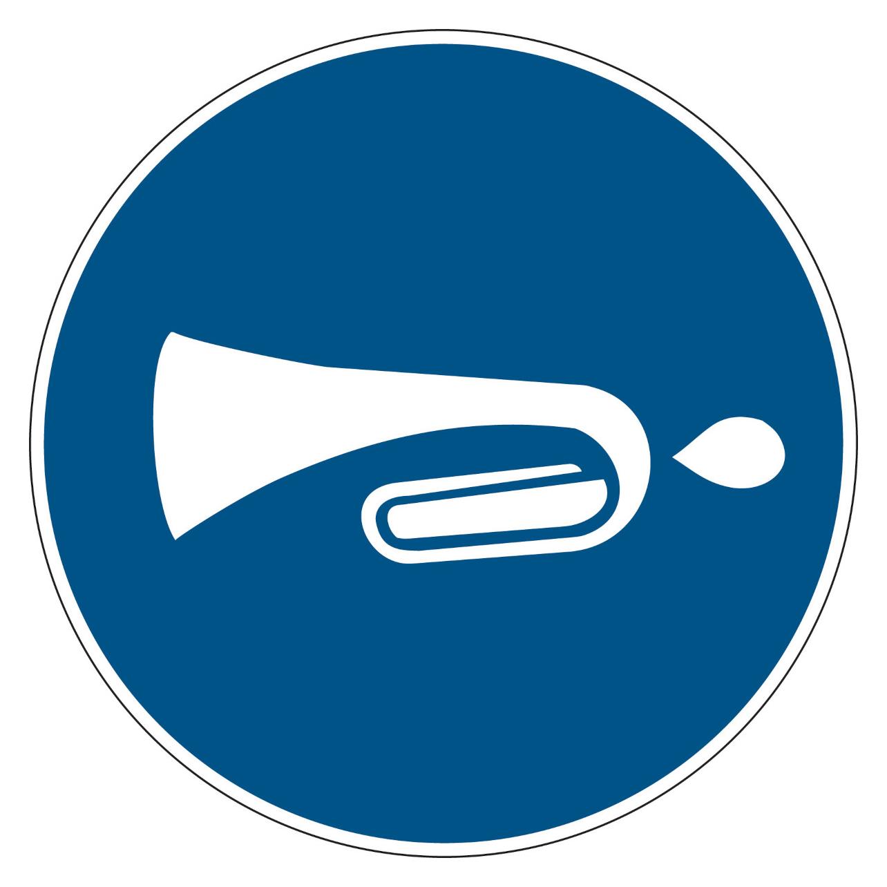 Brady PIC 277-DIA 200-B7541, Gebotsschilder - Signal geben (250154)