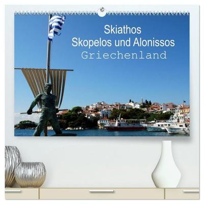 Skiathos Skopelos und Alonissos Griechenland (hochwertiger Premium Wandkalender 2027 DIN A2 quer), Kunstdruck in Hochglanz