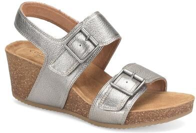 Comfortiva Erlina - Womens 9 Metallic,Pewter Sandal Medium