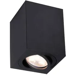 Braytron Deckenleuchte SPOTLIGHT maxi | schwenkbar | eckig | GU10 schwarz