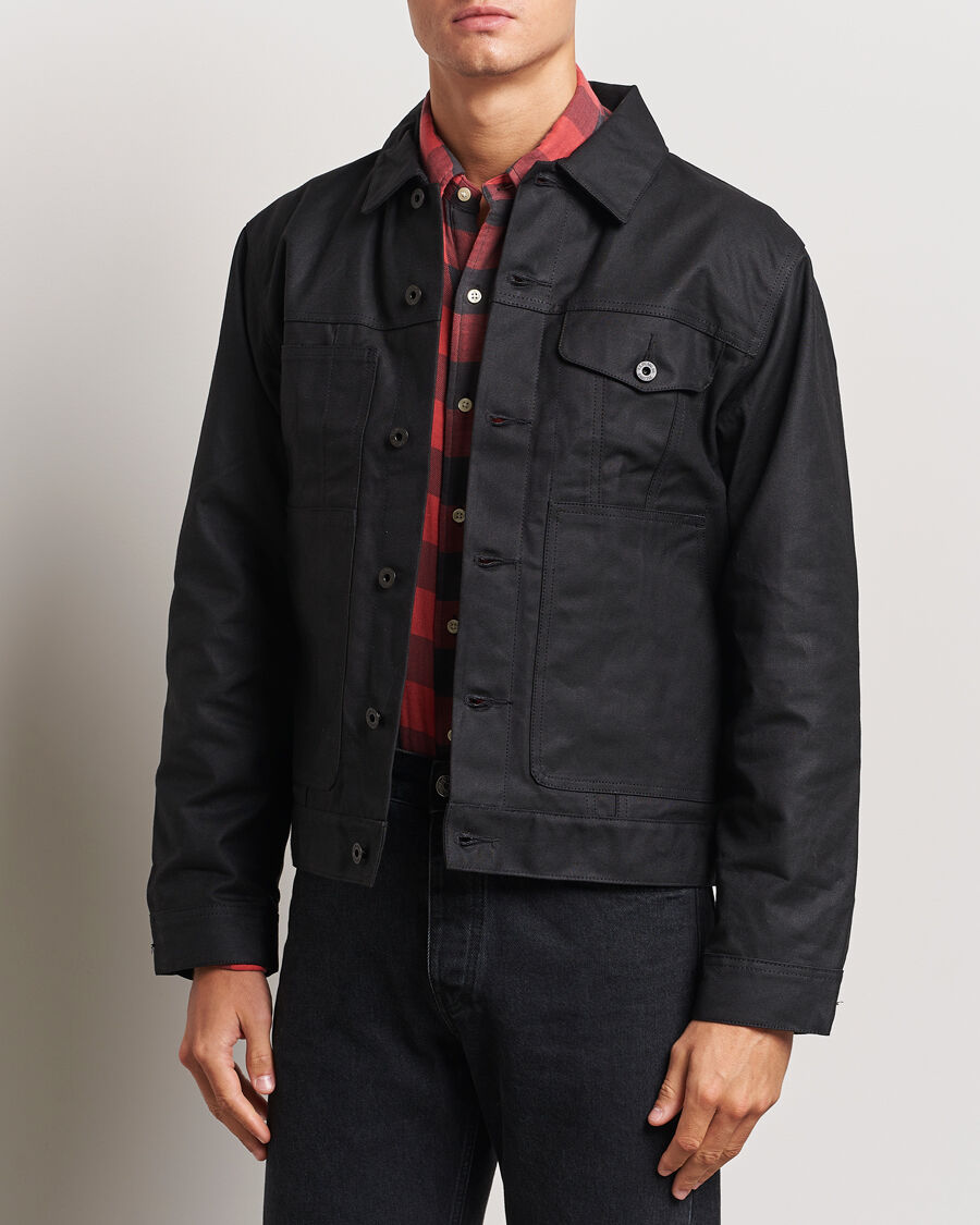 Filson Short Lined Tin Cloth Cruiser Black men M Sort