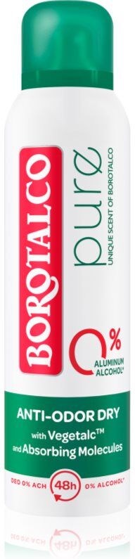 Borotalco Pure Original Deodorant spray uden aluminium 150 ml