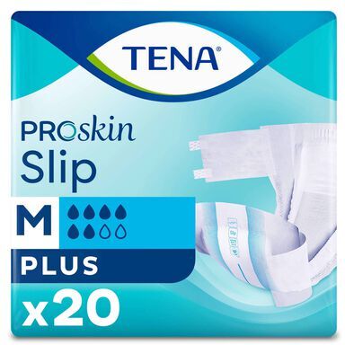 Tena Fraldas Incontinência Slip Plus M 20 un