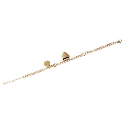 Kettenanhänger ADELIA´S "Anhänger – Herzanhänger aus Edelstahl", gold, Schmuckanhänger, Damen, Edelstahl, Kettenanhänger, Perfekt als Geschenk zum Jubiläum