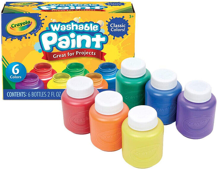 BRINQUEDO CRAYOLA TINTA WASHABLE 6U