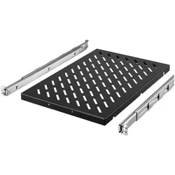 Rittal Geräteboden, ausziehbar, Serverschrank Zubehör, Schwarz