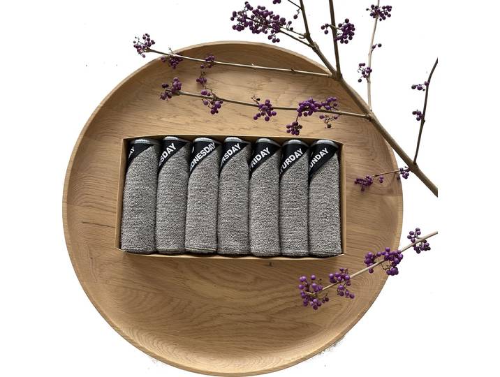 Klud Microvezel Vaatdoekjes - Grijs- Set van 7