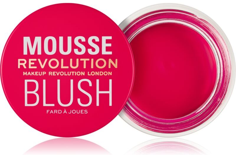Revolution Mousse blusher shade Juicy Fuchsia Pink 6 g