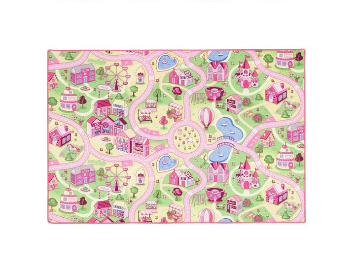 KINDER SPIEL TEPPICH GIRLS VILLAGE