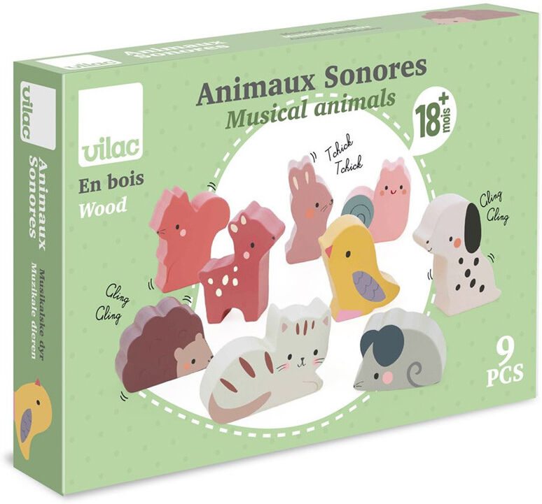Animaux Familiers sonores Sarah Betz - Vilac