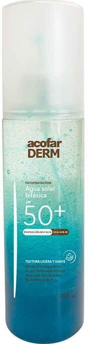 Acofarderm SPF50+ Agua Solar Bifásica 200ml