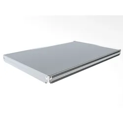 Zusatz-Fachboden Biedrax 45 x 120 cm, Verzinkt, Stahlboden, Fachlast 150 kg