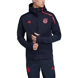 adidas FC Bayern München Z.N.E. Hoodie 3.0 dunkelblau/rot