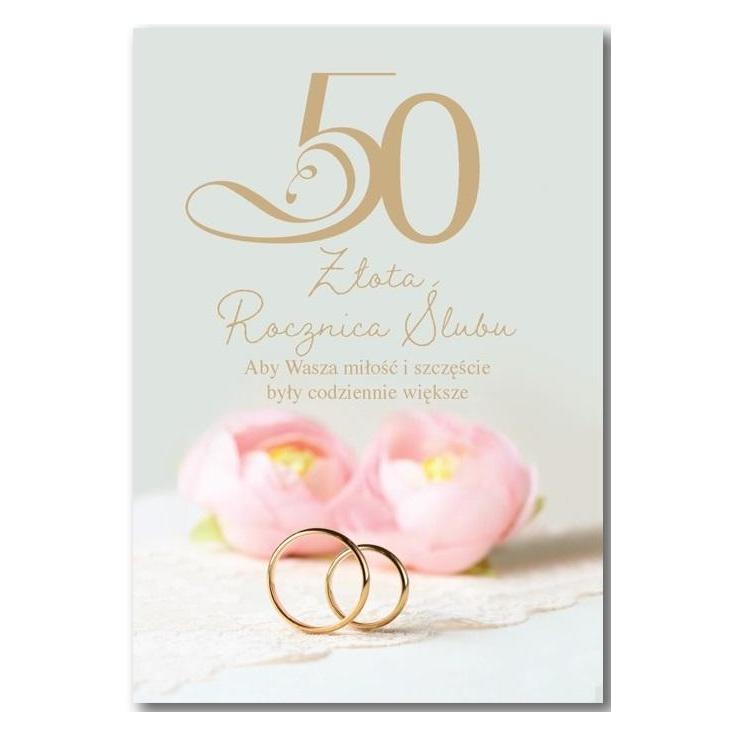 Teka Grusskarte zum 50. Hochzeitstag (47995625)