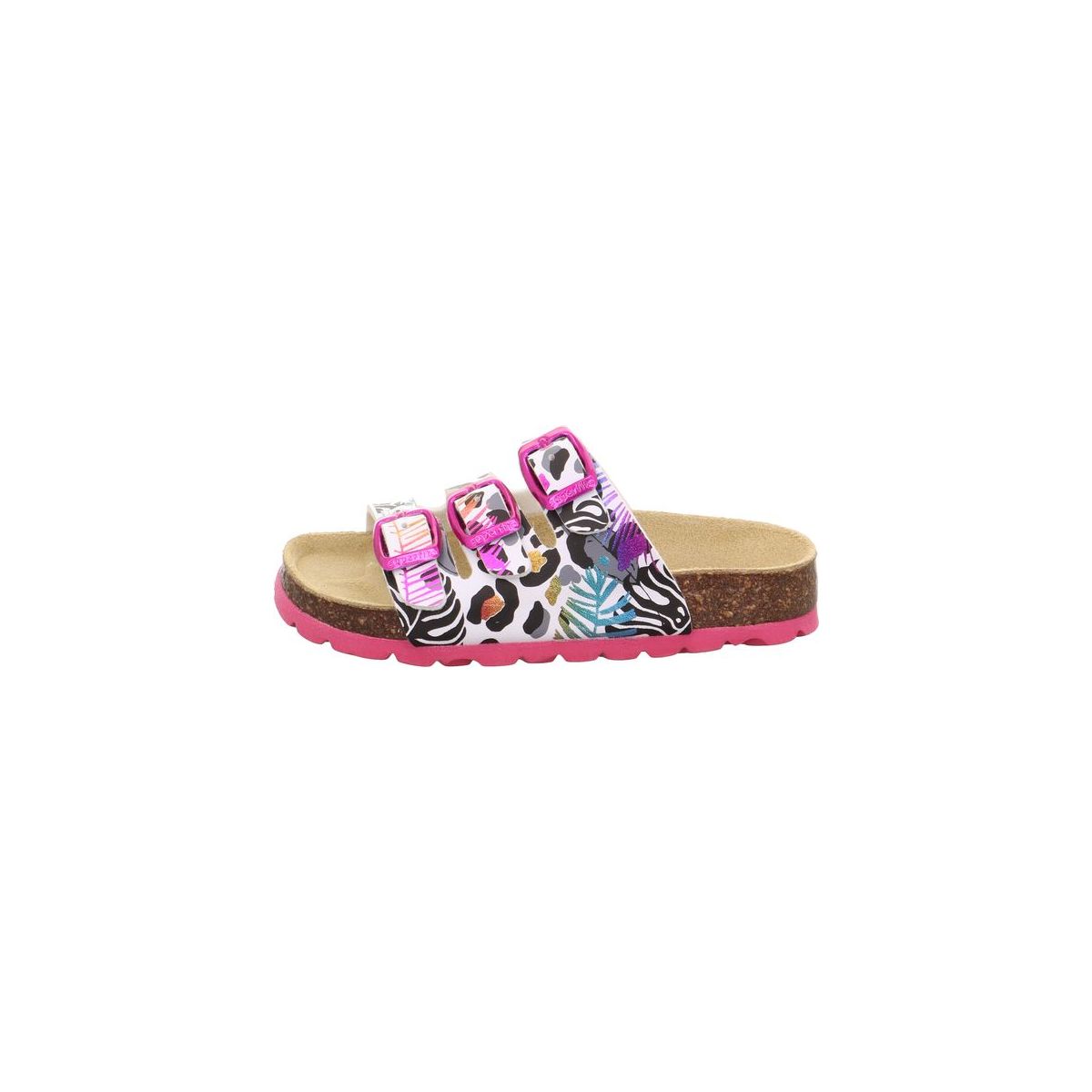 Superfit Fussbettpantoffel weiss/mehrfarbig (1100) 25 1-800113-1100-25