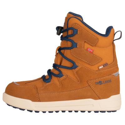 Trollkids - Kid's Finnmark Winter Boots - Winterschuhe 34 | EU 34 orange/braun