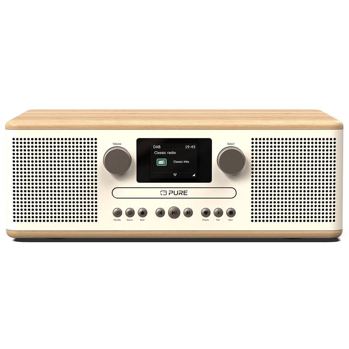 Pure Classic C-D6 Digitalradio White/Oak EU/UK 252984