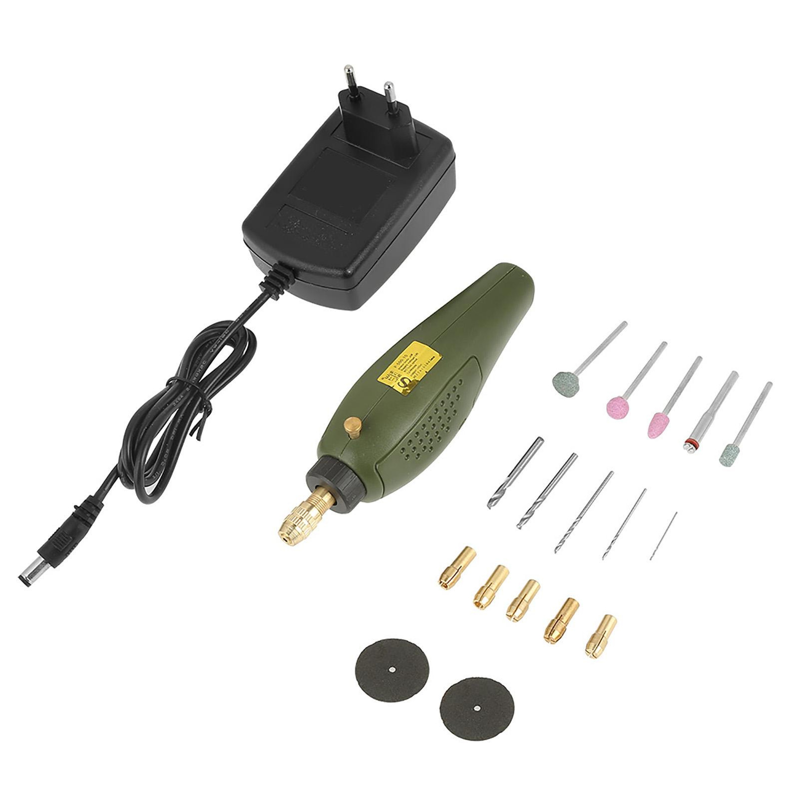 Cocosity Mini elektrische boor-, polijst- en graveerset met accessoires
