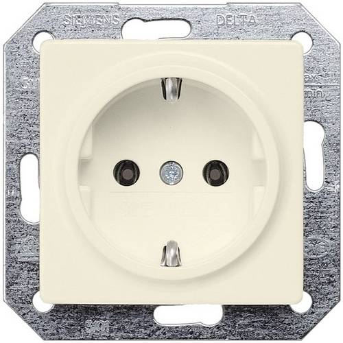 Siemens Schalterprogramm Steckdose Delta Creme-Weiß 5UB1551