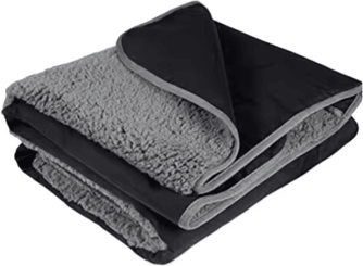 Inspire Curations Waterproof Portable Camping Blanket black 150x200cm